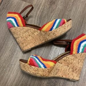 Funky Boho Crochet Wedges